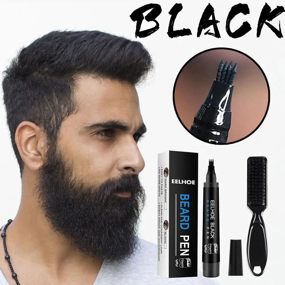 BeardFiller Pro: Caneta de Preenchimento e Estilo para Barba e Bigode, Preencha, Defina, Conquiste!